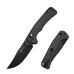 Nóż składany Sencut Slybolt Dark Green Canvas Micarta, Black 9Cr18MoV (S25001A-1)