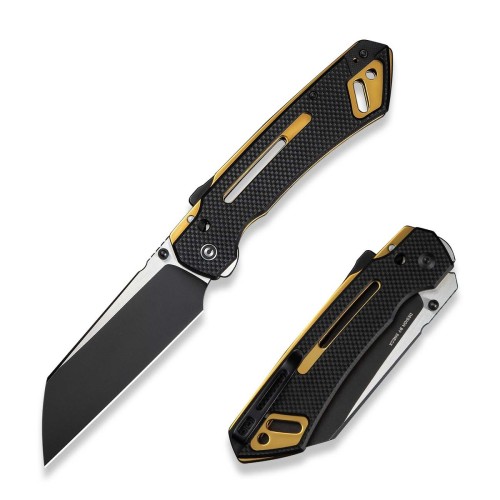 Nóż składany Civivi Buster FG Black G10, Black Stonewashed/Satin Nitro-V by Snecx Tan (C24052-1)-1 61672 
