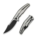 Nóż składany WeKnife Kyklos Black / Gray Titanium, Black Stonewashed / Satin M390 (WE23086-3)-1 61689 