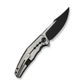 Nóż składany WeKnife Kyklos Black / Gray Titanium, Black Stonewashed / Satin M390 (WE23086-3)-3 61689 