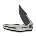 Nóż składany WeKnife Kyklos Black / Gray Titanium, Black Stonewashed / Satin M390 (WE23086-3)-4 61689 
