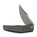 Nóż składany WeKnife Kyklos Bronze Titanium, Gray Stonewashed/Satin M390 (WE23086-2)-4 61690 