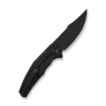 Nóż składany WeKnife Kyklos Black Titanium, Black Stonewashed M390 (WE23086-1)-2 61691 