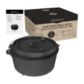 Kociołek wiszący z patelnią żeliwny 9 l-5 61724 