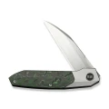 Nóż składany WeKnife Brr15 Gray Titanium/Jungle Wear Fat Carbon, Hand Rubbed Satin M390 by Rafal Brzeski (WE24007-4)-4 61745 