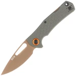 Nóż składany MKM Lov OD Green FRN, Tan Top Shield N690 by Jesper Voxnæs (MK LV-PGR) EDC