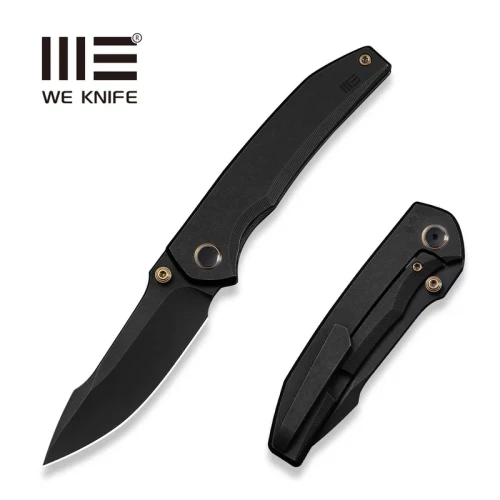 Nóż składany WeKnife Ryson Black Titanium, Black Stonewashed M390 by Sam Tran (WE24086-1)-1 61755 