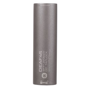 Tłumik z hamulcem do broni BK Precise DEAF45 QD Taplock 3GUN MB 1/2-28 UNEF srebrno-brązowy