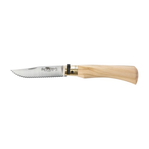 Nóż składany Antonini Old Bear Classical Wavy 190 mm - olive- 61839 