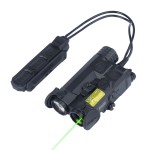 Holosun - Laserowy wskaźnik celu Iris z latarką - Aluminium - Zielony - IR - Czarny - IRIS-GR4