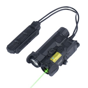Holosun - Laserowy wskaźnik celu Iris z latarką - Aluminium - Zielony - IR - Czarny - IRIS-GR4