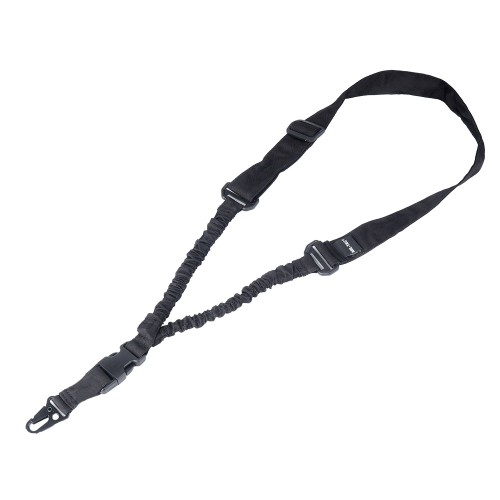 Mil-Tec - Zawieszenie taktyczne do broni 1 punktowe Basic Bungee - Czarny - 16184002-1 61976 