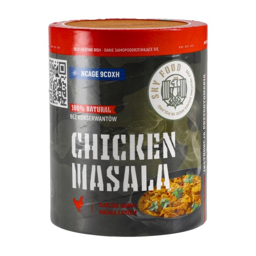Danie samopodgrzewające SKYFOOD Kurczak garam masala z ryżem 400 g- 62041 