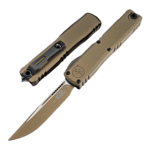 Nóż automatyczny OTF Microtech Ultratech Gen III ZBP S/E Burnt Bronze Cerakote Aluminum, Burnt Bronze Cerakote M390MK by Tony Marfione (1121-1UB-C19Z4)