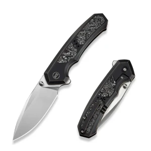 Nóż składany WeKnife Corwyn Bronze-Black Titanium/Aluminium Foil Carbon Fiber, Satin M390 (WE24088-3)
