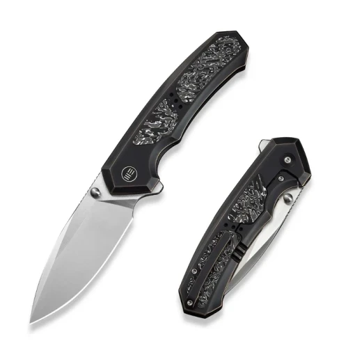 Nóż składany WeKnife Corwyn Bronze-Black Titanium/Aluminium Foil Carbon Fiber, Satin M390 (WE24088-3)-1 62078 
