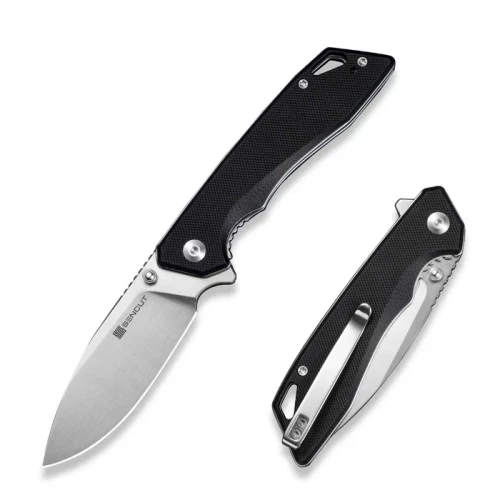 Nóż składany Sencut Stratex Black G10, Satin 9Cr18MoV (S25055-1)-1 62081 