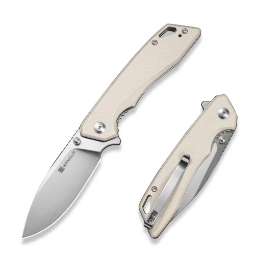 Nóż składany Sencut Stratex Ivory G10, Satin 9Cr18MoV (S25055-2)-1 62082 