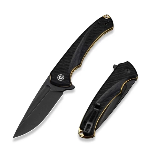 Nóż składany Civivi Voidflare Black G10, Black Stonewashed 14C28N (C24040-1)-1 62086 