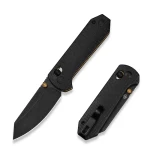 Nóż składany Civivi Yonder Black Burlap Micarta, Black Stonewashed 14C28N by Zac Whitmore (C23073B-2)