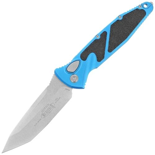 Nóż automatyczny Microtech Socom Elite Auto T/E Blue Aluminum, Stonewashed M390 by Tony Marfione (161A-10BL)-1 62108 