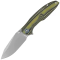 Nóż składany Remette RT-Cool Whale Black / Green G10, Ceramic Sandblasted 14C28N (RTCL-G1)-1 62119 