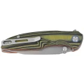 Nóż składany Remette RT-Cool Whale Black / Green G10, Ceramic Sandblasted 14C28N (RTCL-G1)-2 62119 