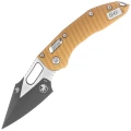 Nóż składany Microtech Stitch Ram-Lok S/E Fluted Tan Aluminium, Black M390MK by Borka Blades and Tony Marfione (169RL-1FLTA)-1 62141 