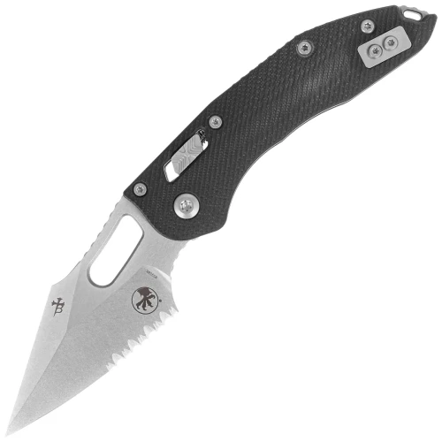 Nóż składany Microtech Stitch Ram-Lok S/E Black Fluted G10, Stonewashed P/S M390MK by Borka Blades and Tony Marfione (169RL-11FLGTBK)-1 62142 