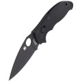 Nóż składany Spyderco Manix 2 G-10 Black / Black Blade (C101GPBBK2)-5 62167 