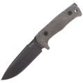 Nóż LionSteel Tactical Green Canvas Micarta, PVD / Stone Washed Niolox by Molletta (T5B CVG)-1 62170 
