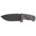 Nóż LionSteel Tactical Green Canvas Micarta, PVD / Stone Washed Niolox by Molletta (T5B CVG)-2 62170 
