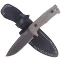 Nóż LionSteel Tactical Green Canvas Micarta, PVD / Stone Washed Niolox by Molletta (T5B CVG)-4 62170 