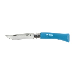 Nóż Opinel Colorama 07 inox grab jasnoniebieski w blistrze EDC 