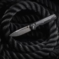 Nóż składany KNIVESPL The First CPM MagnaCut, czarne G10, Stonewashed/Satin-9 62305 