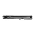 Nóż składany KNIVESPL The First Sandvik 14C28N, czarne G10, Stonewashed/Satin-4 62306 