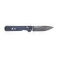 Nóż składany KNIVESPL The First CPM MagnaCut, niebieskie G10, Stonewashed/Satin-1 62307 