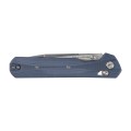 Nóż składany KNIVESPL The First CPM MagnaCut, niebieskie G10, Stonewashed/Satin-3 62307 