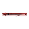 Nóż składany KNIVESPL The First Sandvik 14C28N, czerwone G10, czarna powłoka PVD-4 62309 