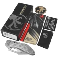 Nóż składany Microtech Marfione Select Stitch Ram-Lok S/E Frag Titanium, Double Vapor Blast HW, Stonewashed M390MK by Borka Blades and Tony Marfione (169RL-10FRMS2)-3 62326 