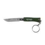 Nóż składany Opinel Colorama 04 brelok inox grab khaki EDC 