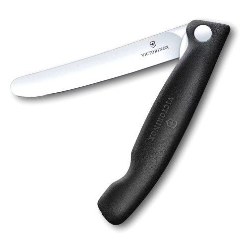 Victorinox - Nóż składany piknikowy Swiss Classic - Gładki - 1.4110 - Czarny - 6.7803.F-1 62353 