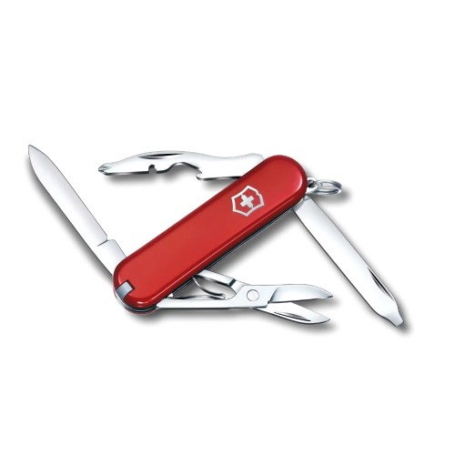Victorinox - Scyzoryk Rambler - 10 funkcji - 1.4410 - Polimer - Czerwony - 0.6363-1 62354 