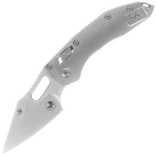 Nóż składany Microtech Marfione Select Stitch Ram-Lok S/E Titanium, Double Vapor Blast HW, Stonewashed M390MK by Borka Blades and Tony Marfione (169RL-10MS1)-1 62366 