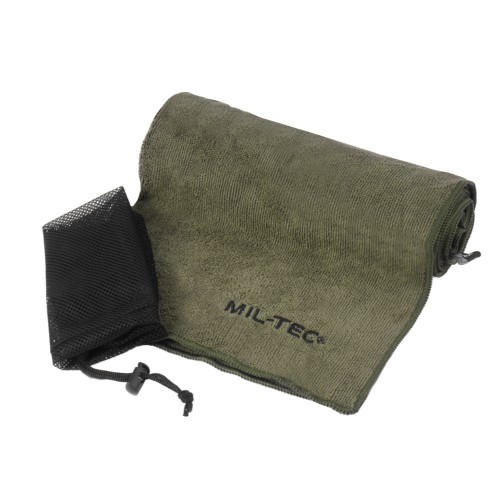Mil-Tec - Ręcznik z mikrofibry - 100 x 50 cm -  Oliwkowy - 16011101-1 62370 