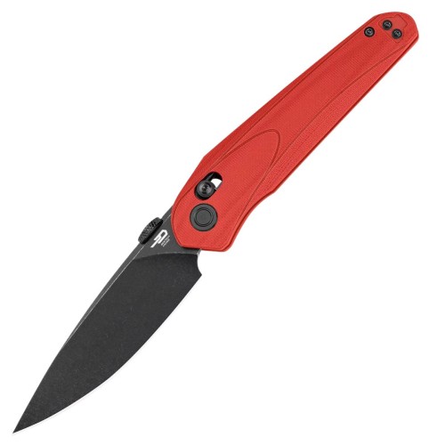Nóż składany Bestech Mothus Red G10, Black Stonewashed 14C28N by Kombou (BG67H)-1 62395 