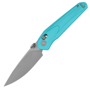 Nóż składany Bestech Mothus Light Blue G10, Bead Blast / Fine Stonewashed 14C28N by Kombou (BG67D) EDC 