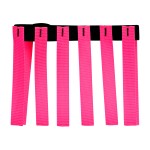 Obroża na polowania zbiorowe 4wild fladry 38-52 cm różowa