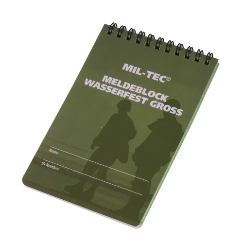 Mil-Tec - Notes wodoodporny - All Weather Notebook  - 50 kartek - 150 x 100 mm - 15981002-1 62558 