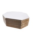 Tarcza kartonowa Range Solutions IPSC biało/brązowa, 50 szt.-1 62681 